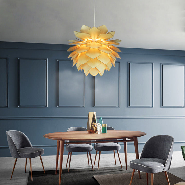 Natural Frame Artichoke Ceiling Fixture by Bethel - view 13