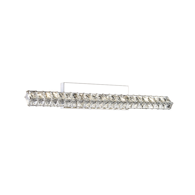 Chrome Crystal Vanity Light by Bethel