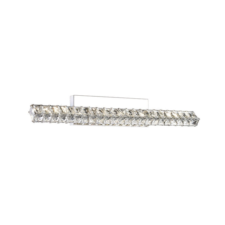 Chrome Crystal Vanity Light by Bethel