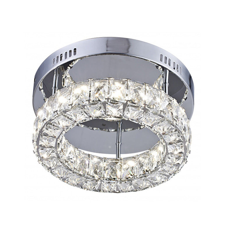 Chrome Crystal Flush Mount (KD183) by Bethel