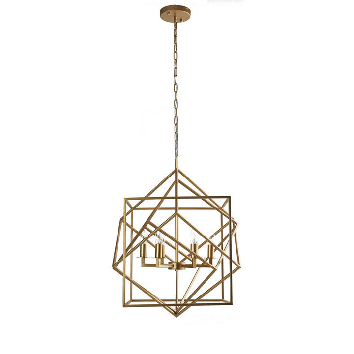 Interlocked Box Chandelier by Bethel - view 7