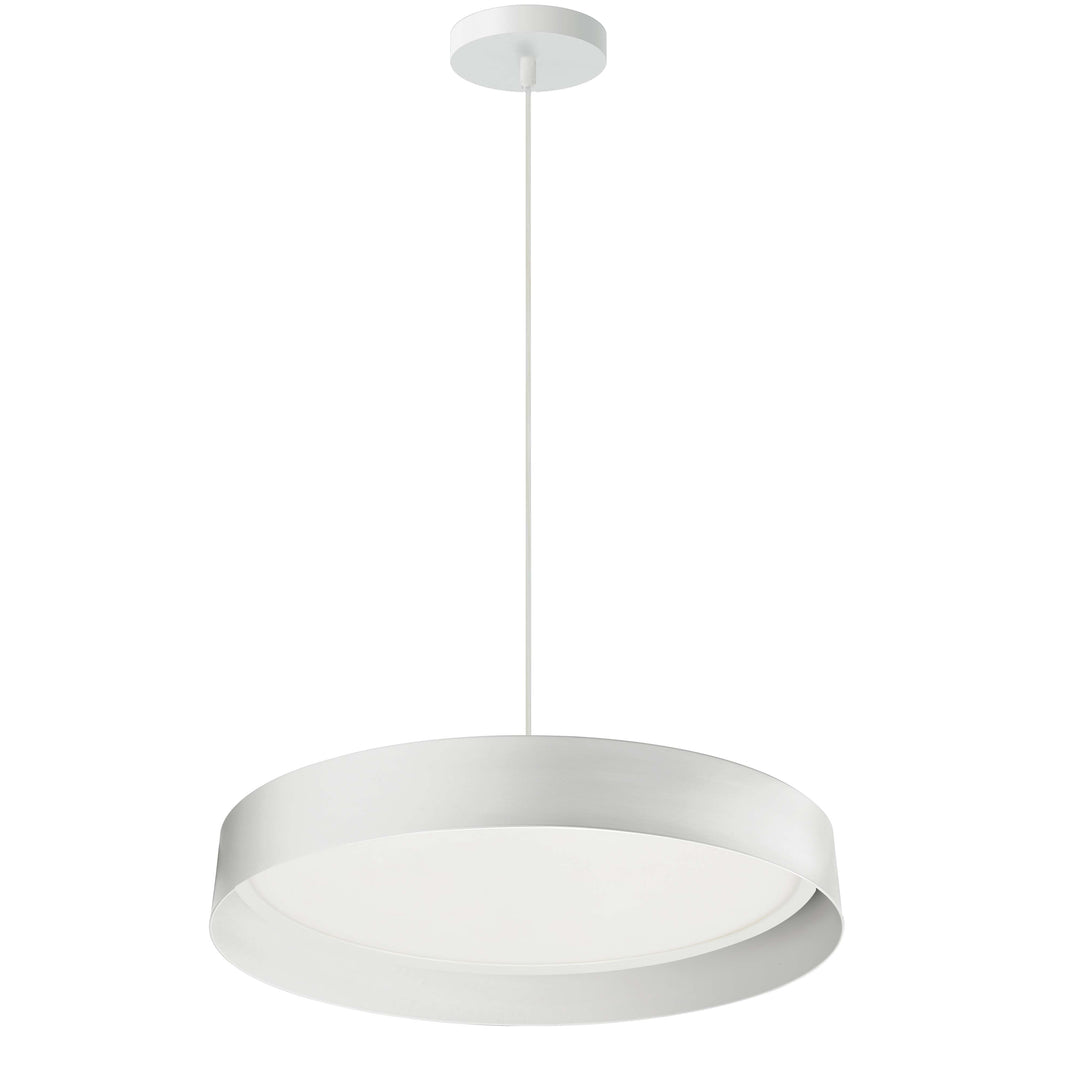 Kathleen 25W 5CCT Flush Mount (KTN-1225LEDP) in White by Dainolite