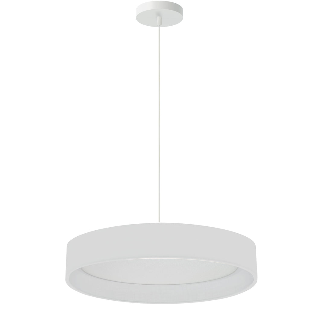 Kathleen 25W 5CCT Pendant in White by Dainolite
