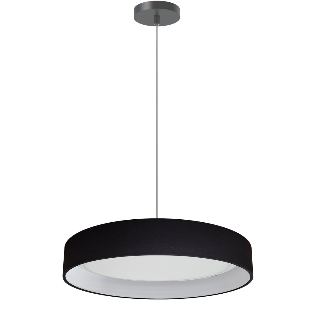 Kathleen 25W 5CCT Pendant in Black by Dainolite