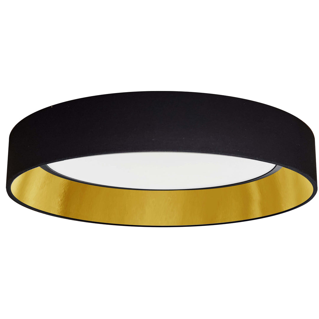 Kathleen 30W 5CCT Flush Mount in Black by Dainolite