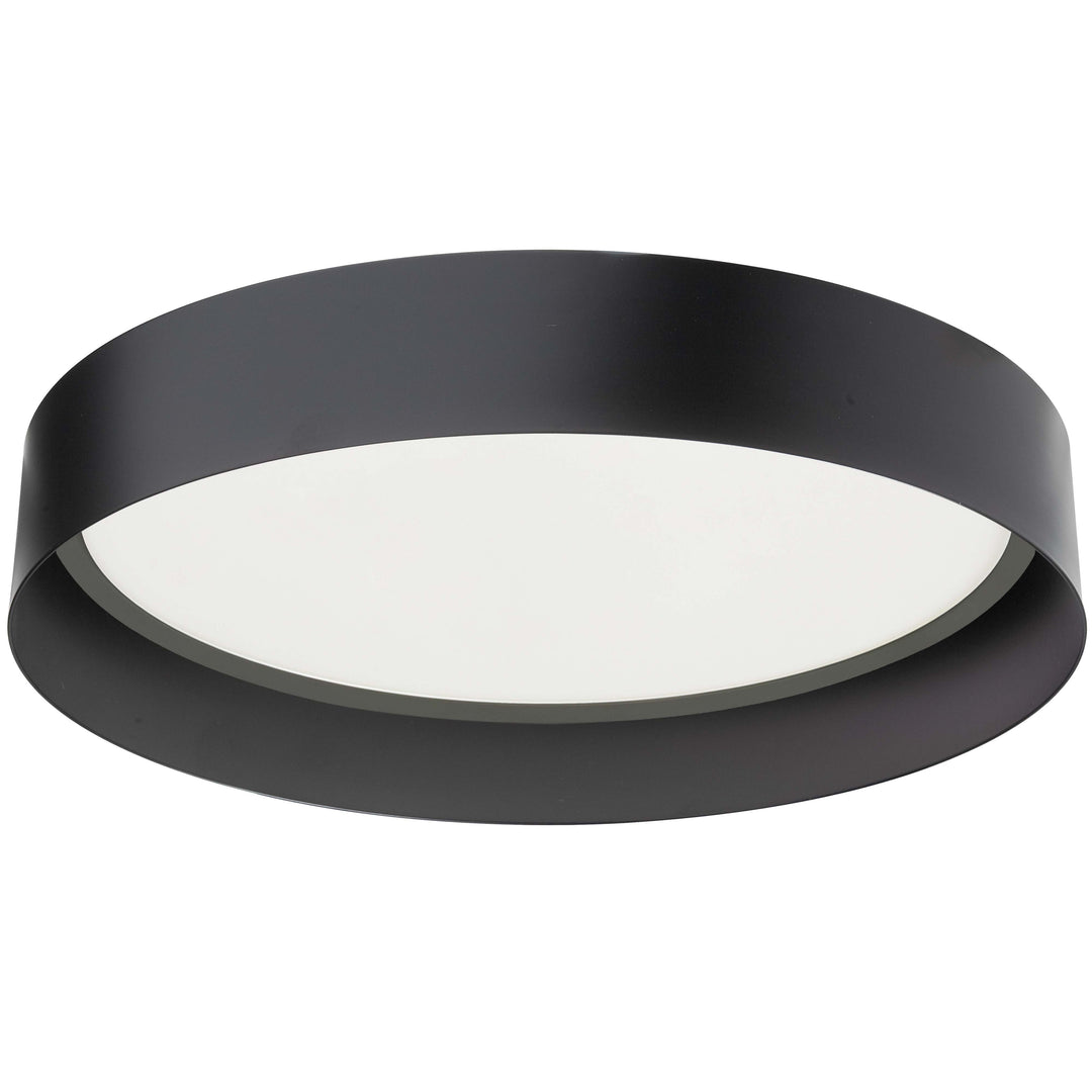 Kathleen 30W 5CCT Flush Mount in Matte Black by Dainolite