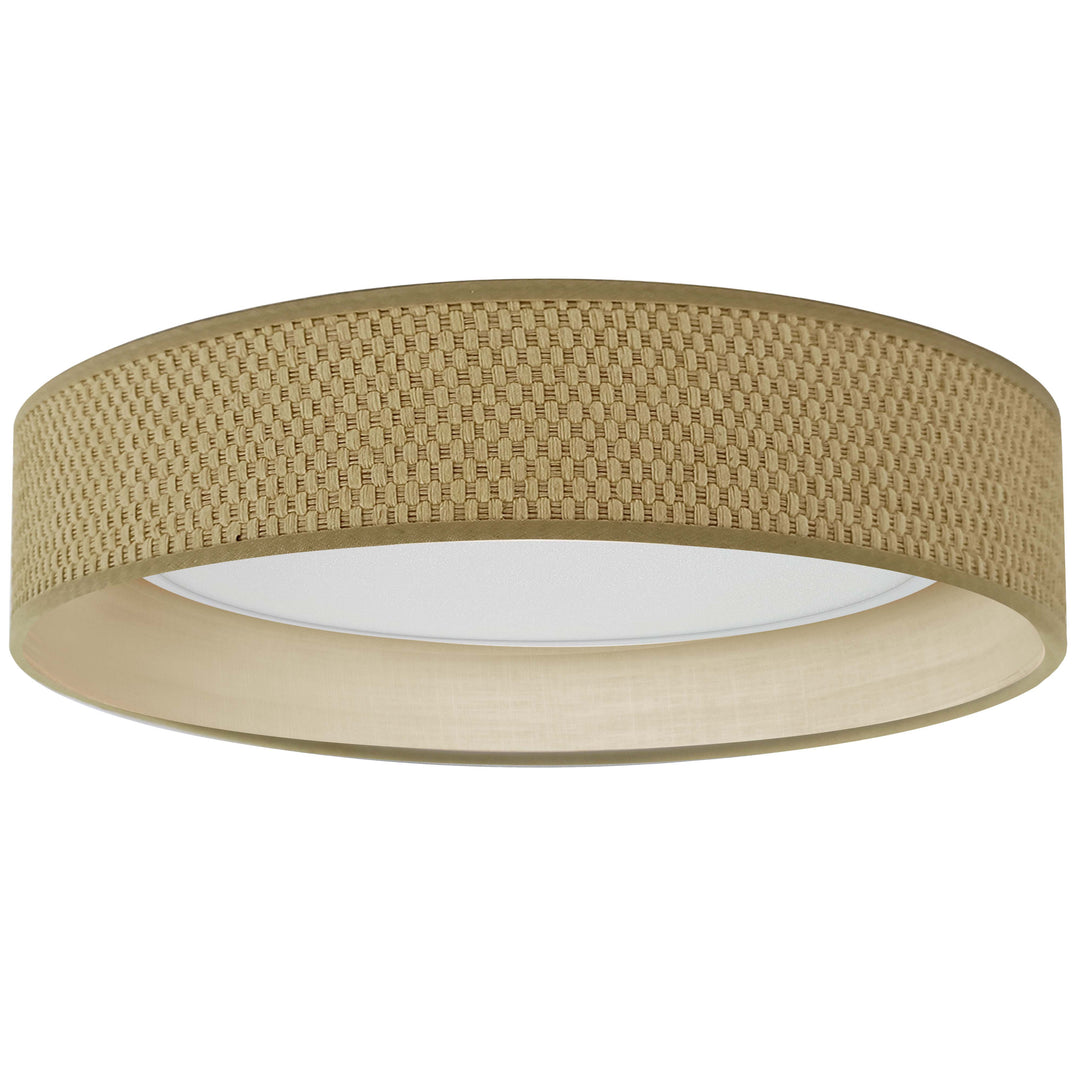 Kathleen 30W 5CCT Flush Mount in Natural by Dainolite