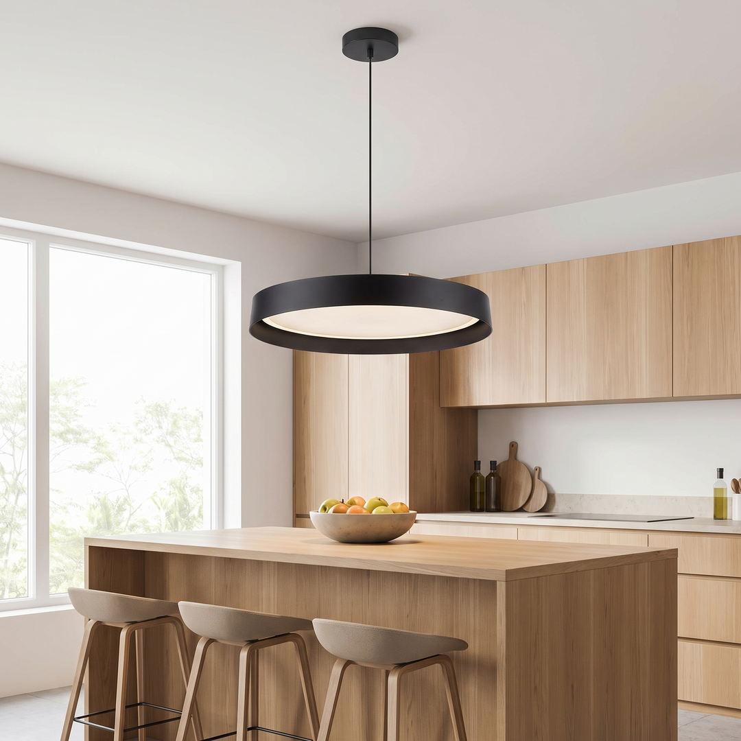 Kathleen 30W 5CCT Flush Mount (KTN-1630LEDP) by Dainolite - view 2