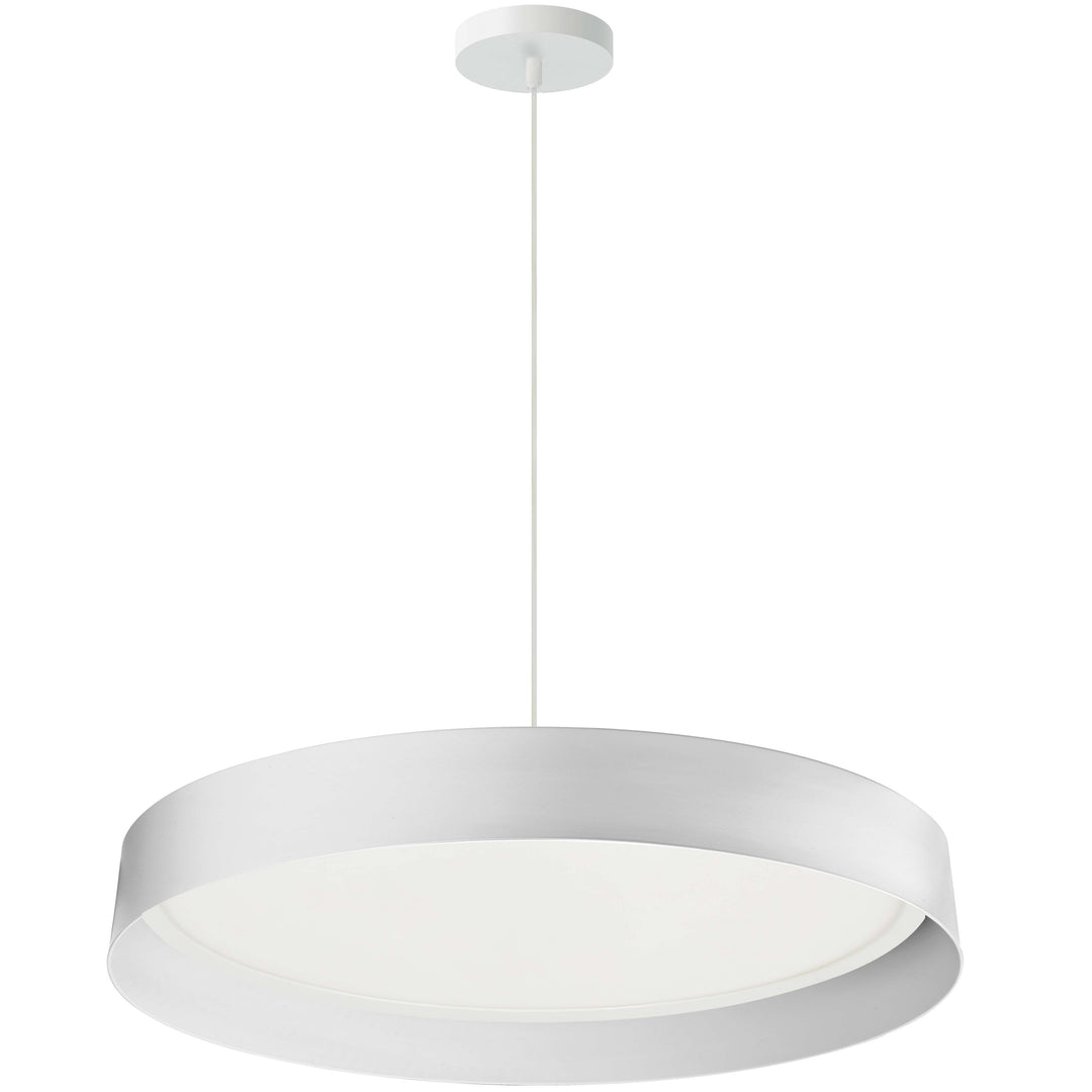 Kathleen 30W 5CCT Flush Mount (KTN-1630LEDP) in Matte White by Dainolite