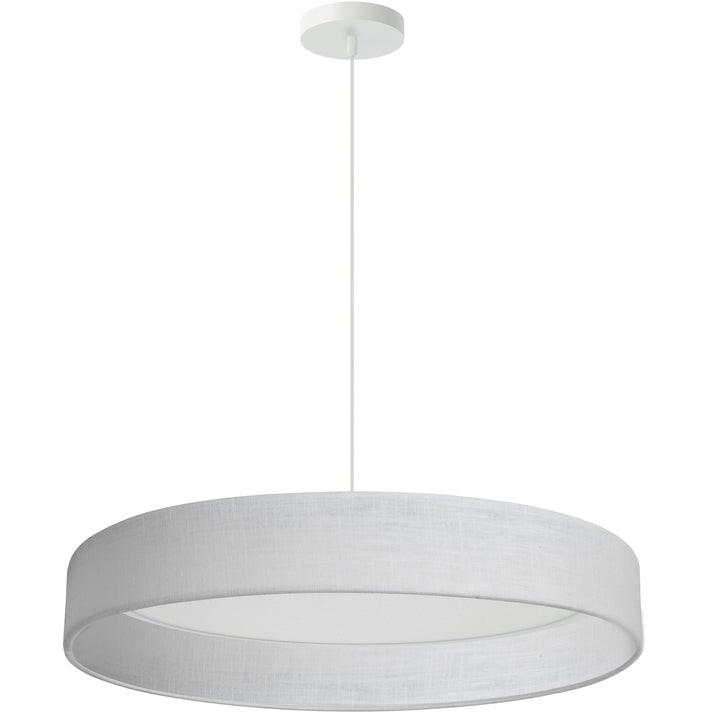 Kathleen 30W 5CCT Pendant in White by Dainolite
