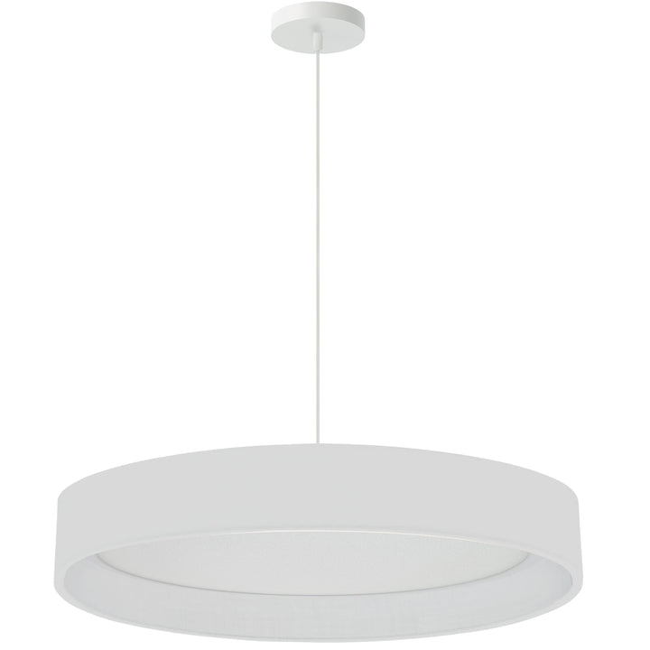 Kathleen 30W 5CCT Pendant in White by Dainolite