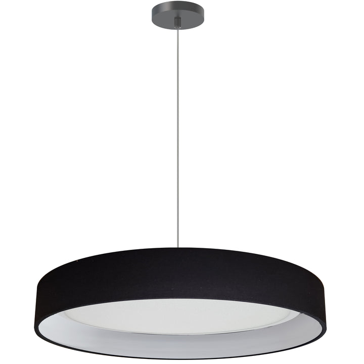 Kathleen 30W 5CCT Pendant in Black by Dainolite