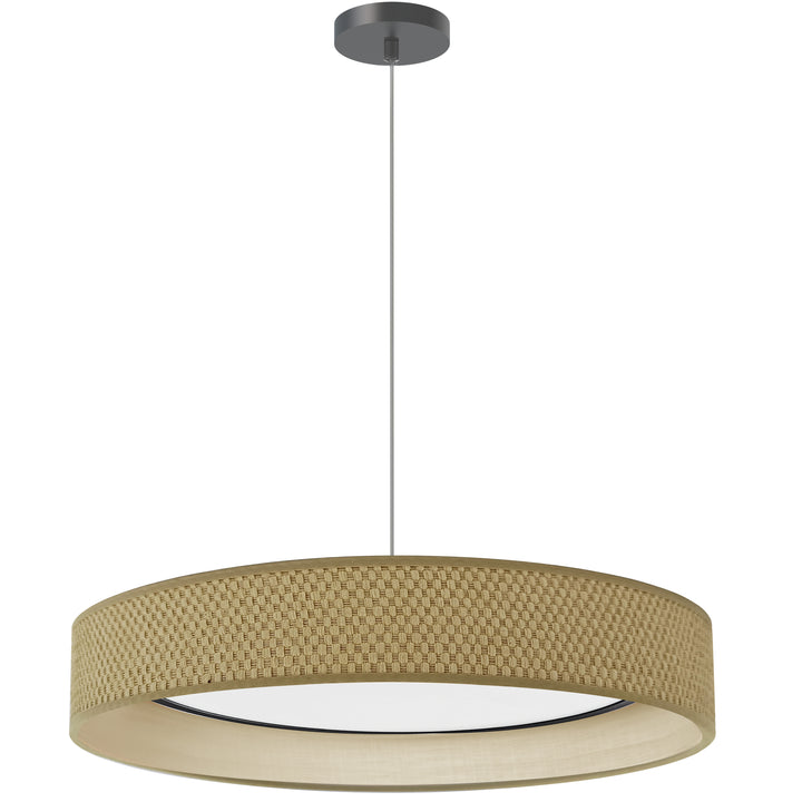 Kathleen 30W 5CCT Pendant in Natural by Dainolite