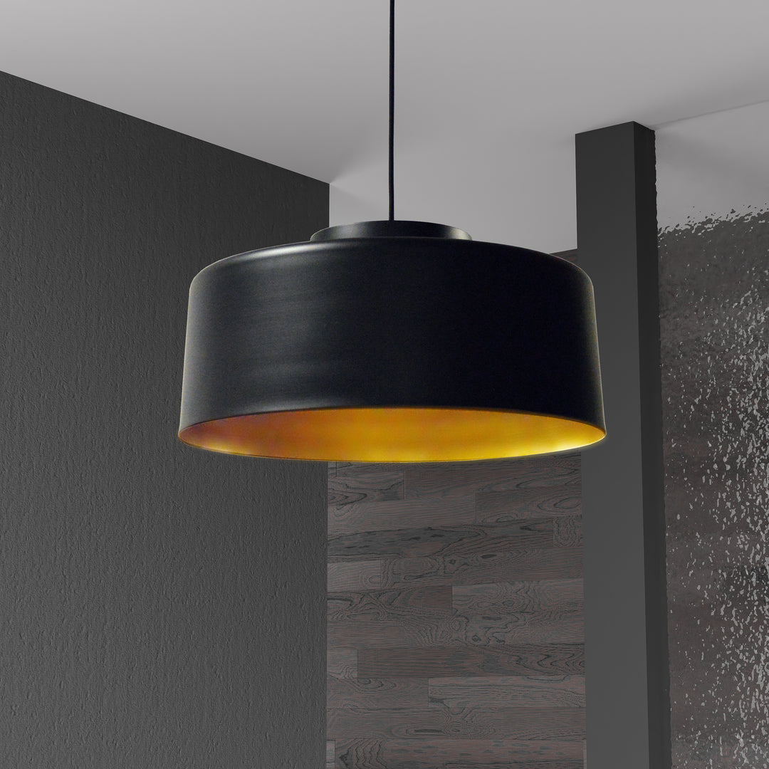 Kup 1 Light Incandescent Metal Pendant by Dainolite - view 2
