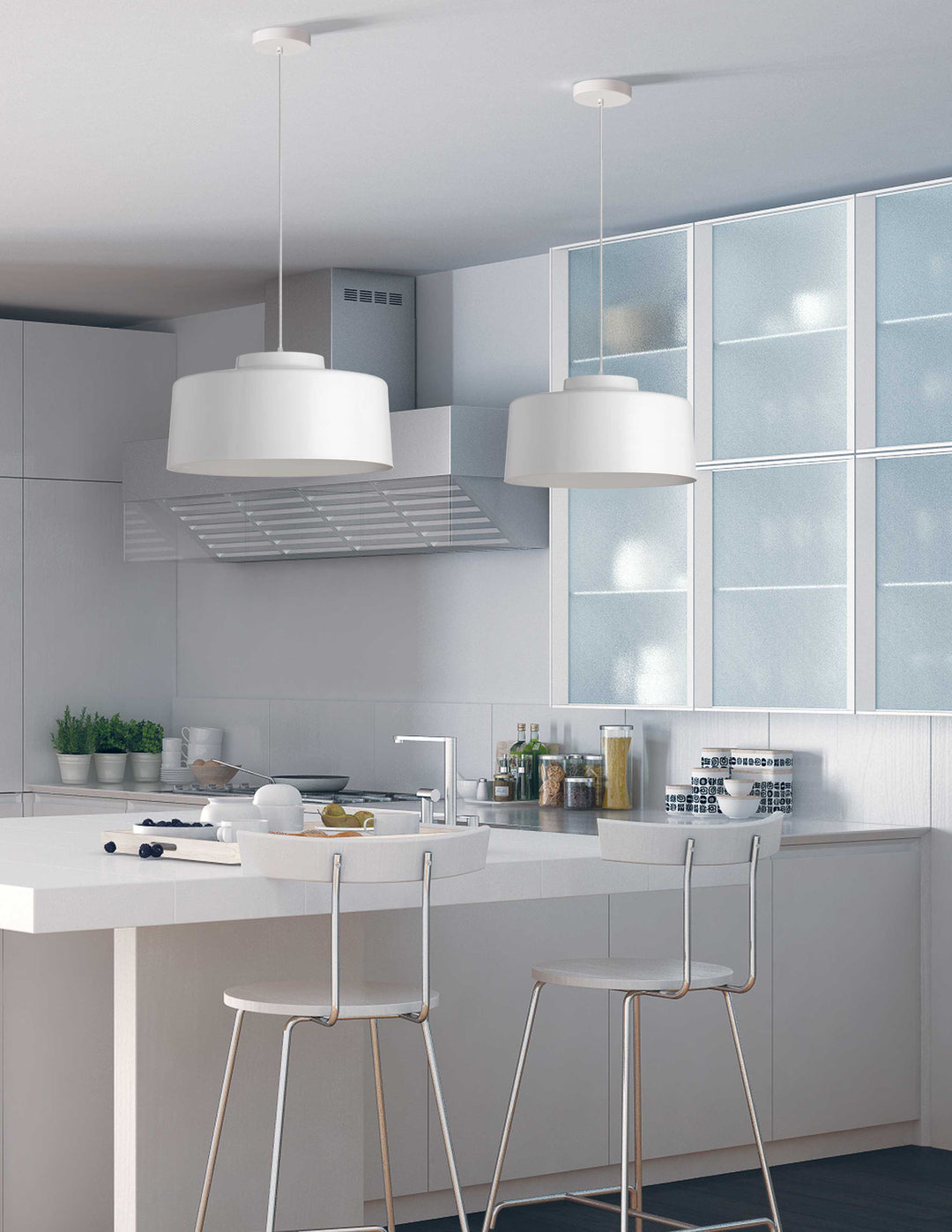 Kup 1 Light Incandescent Metal Pendant by Dainolite - view 4