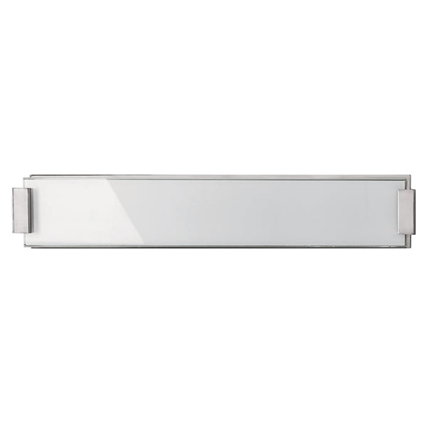 Omega LED Vanity Light in Brushed Chrome by Russell