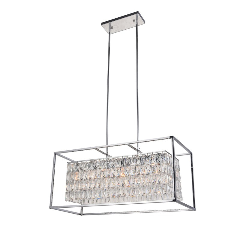 Chrome Crystal Chandelier (LA12) by Bethel