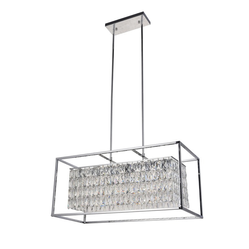 Chrome Crystal Chandelier (LA12) by Bethel - view 2