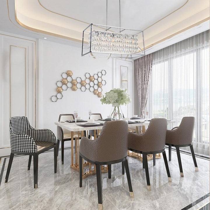 Chrome Crystal Chandelier (LA12) by Bethel - view 4