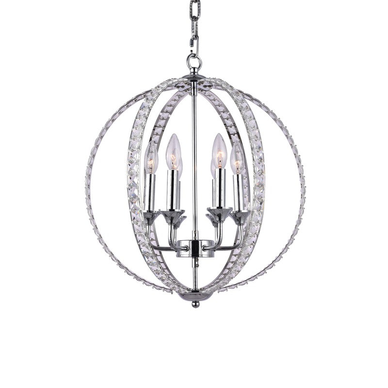 Chrome Crystal Chandelier (LA16) by Bethel