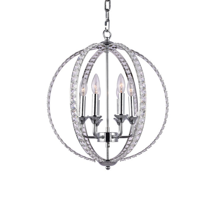 Chrome Crystal Chandelier (LA16) by Bethel