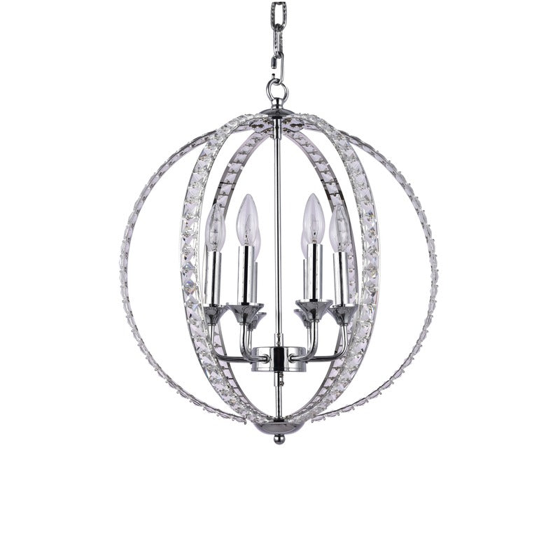 Chrome Crystal Chandelier (LA16) by Bethel - view 2