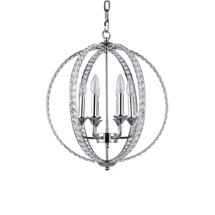 Chrome Crystal Chandelier (LA16) by Bethel - view 2