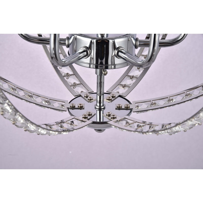 Chrome Crystal Chandelier (LA16) by Bethel - view 3