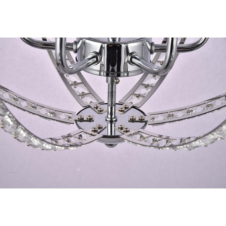 Chrome Crystal Chandelier (LA16) by Bethel - view 3