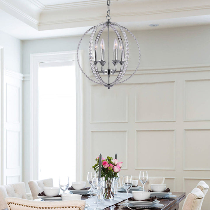 Chrome Crystal Chandelier (LA16) by Bethel - view 4