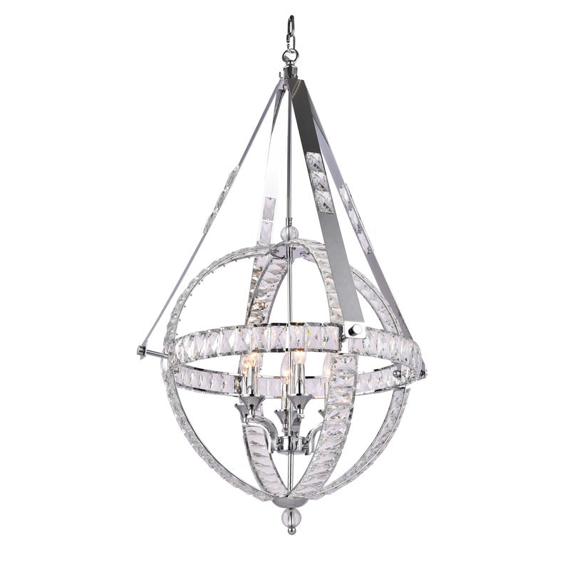 Chrome Crystal Chandelier (LA18) by Bethel