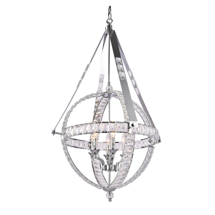 Chrome Crystal Chandelier (LA18) by Bethel