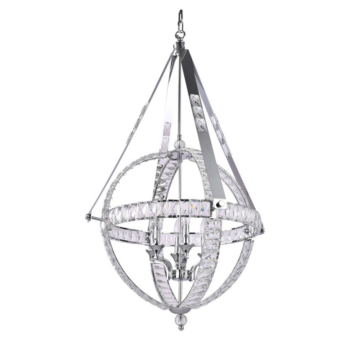 Chrome Crystal Chandelier (LA18) by Bethel - view 2