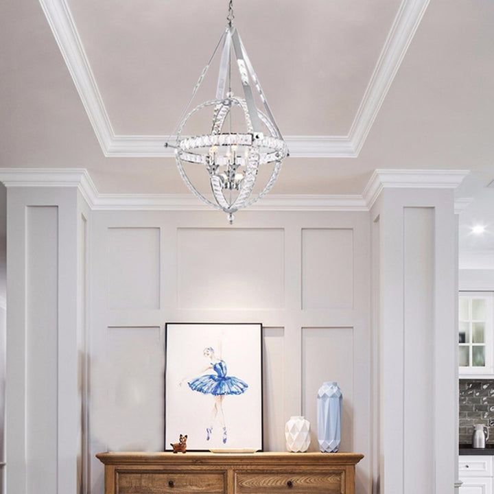 Chrome Crystal Chandelier (LA18) by Bethel - view 4