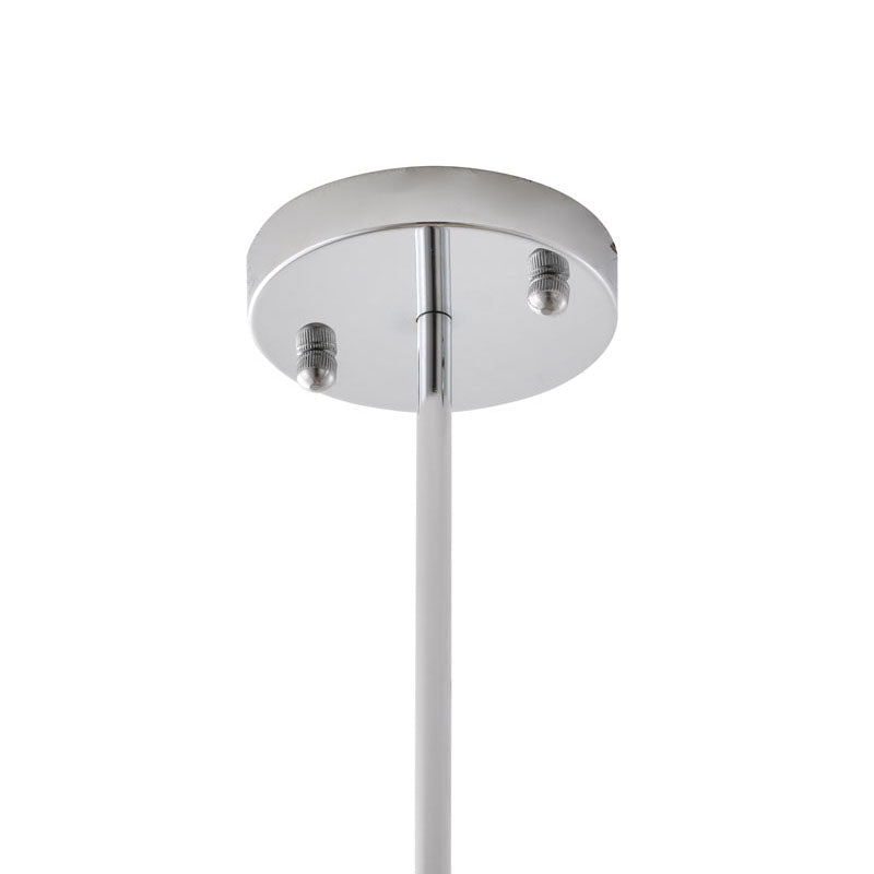 Metal Frame Pendant Light with Clear Crystal Shade by Bethel - view 5