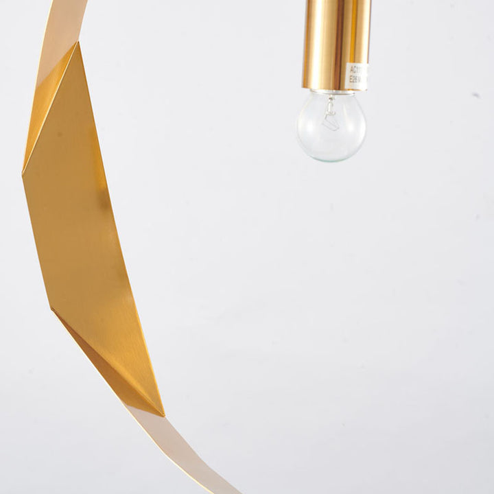 Twisted Ring Pendant Light by Bethel - view 3