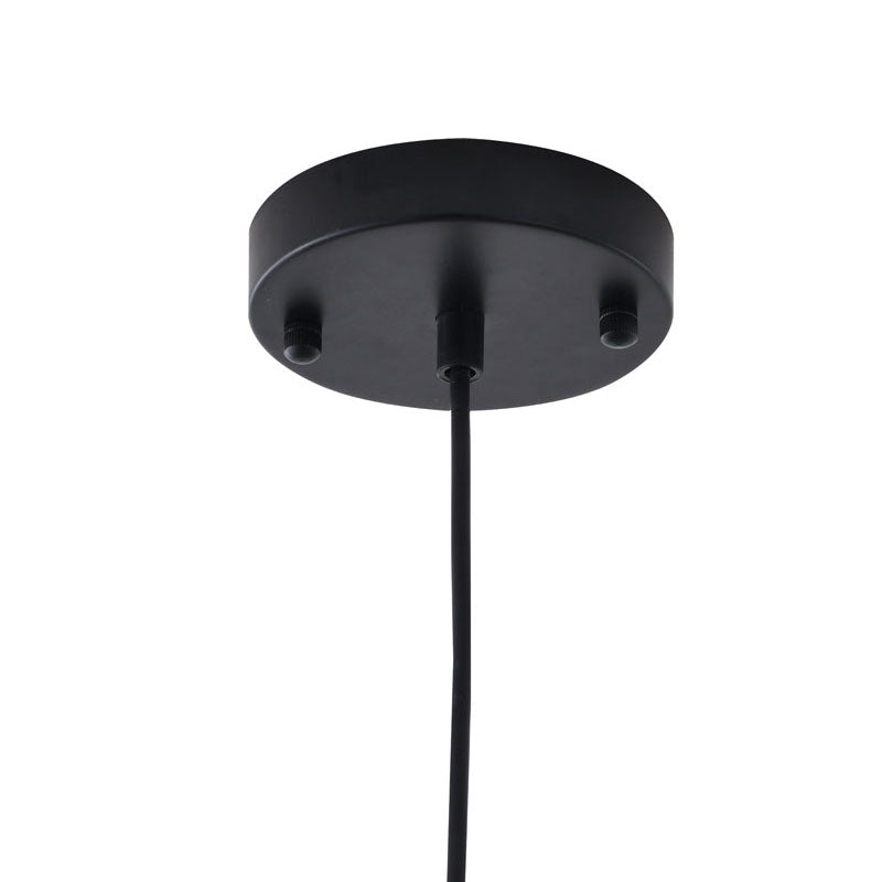 Frosted Glass Pendant Light with Aluminium Frame by Bethel - view 6