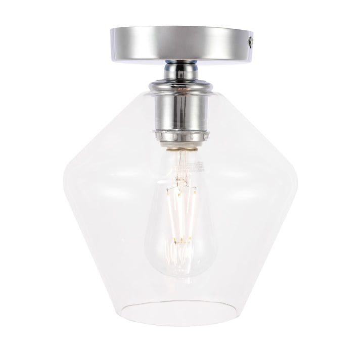 Gene Flush Mount in Chrome by Living District