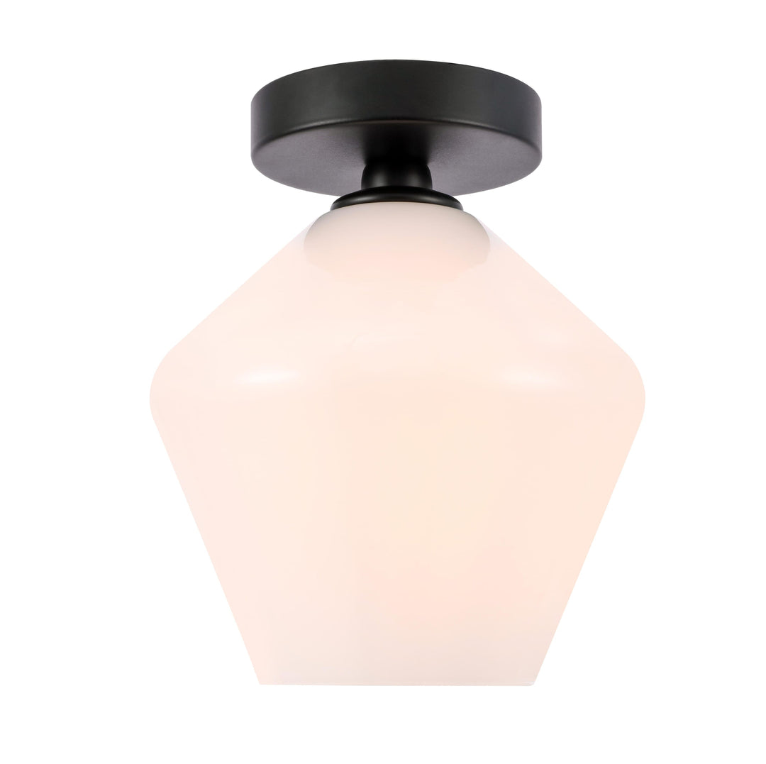 Gene Flush Mount in Black by Living District