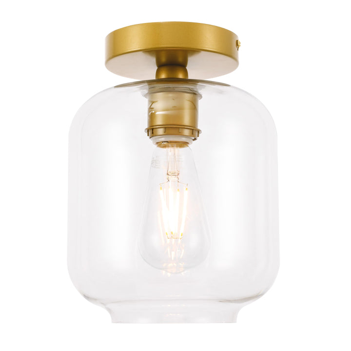Collier Flush Mount in Brass by Living District