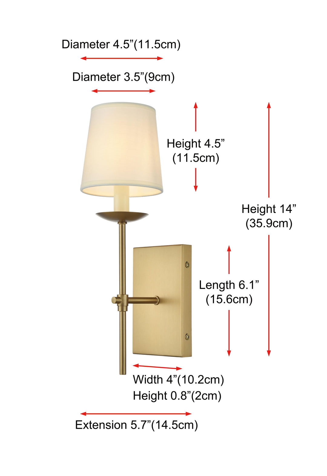 Eclipse Wall Sconce by Living District - view 7