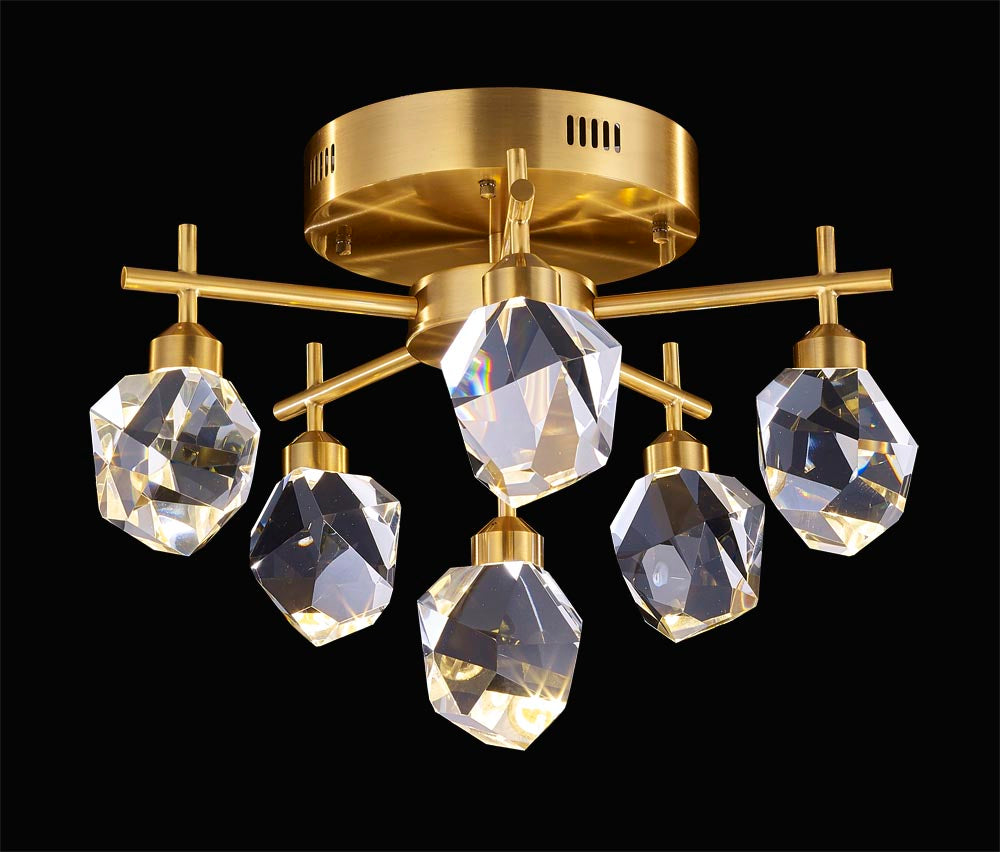 Rock Crystal - LED Flush Mount