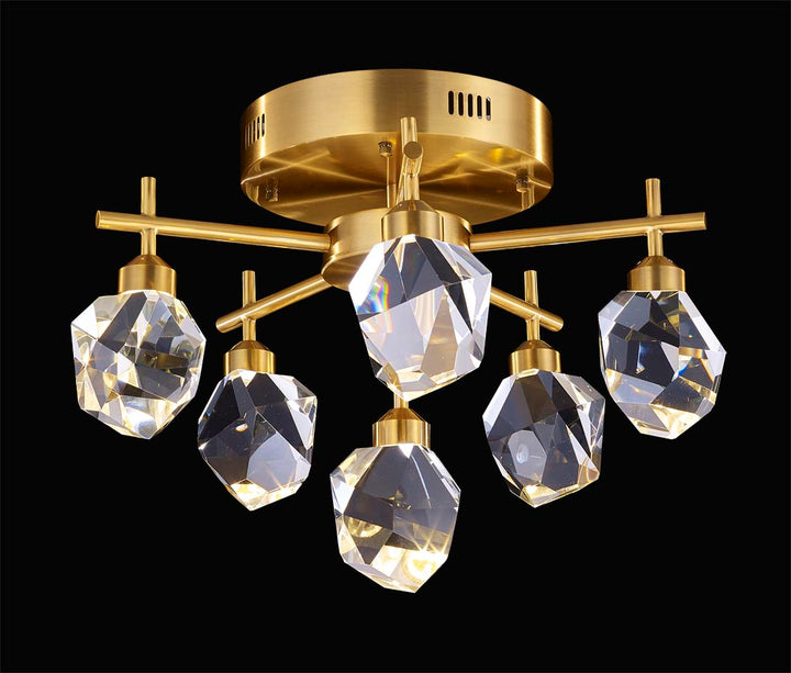 Rock Crystal - LED Flush Mount
