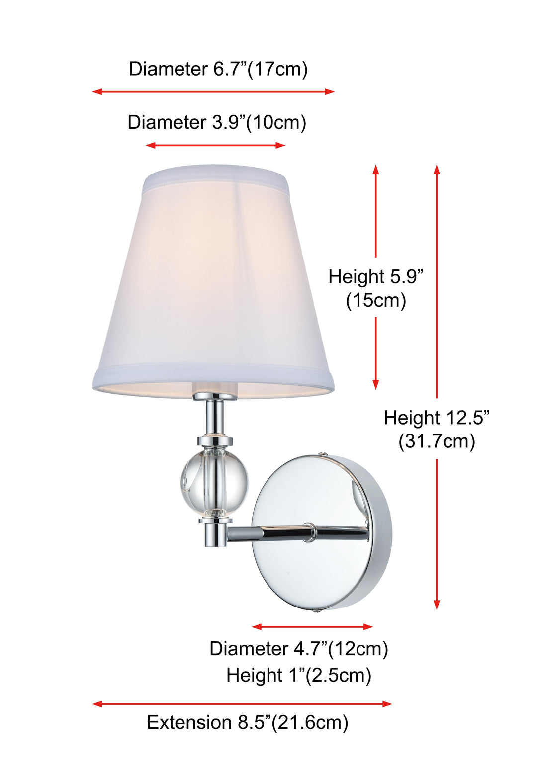Bethany Wall Sconce by Living District - view 7