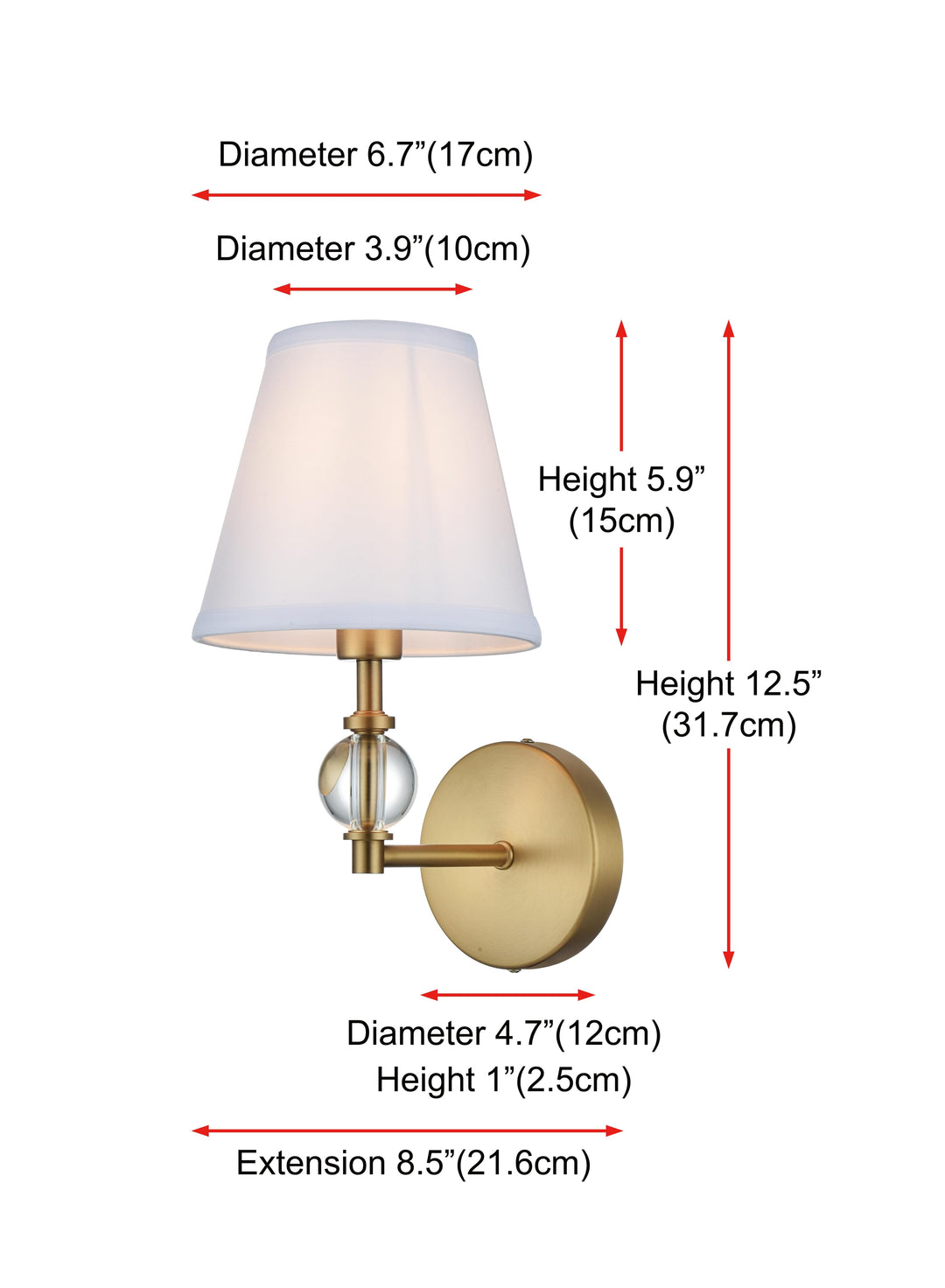 Bethany Wall Sconce by Living District - view 14