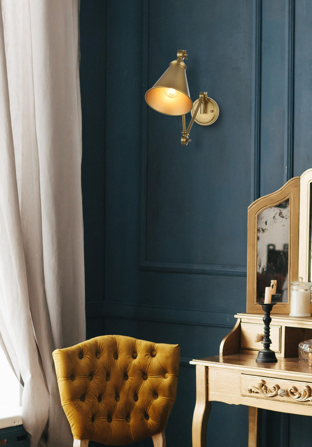 Ledger Wall Sconce by Living District - view 2