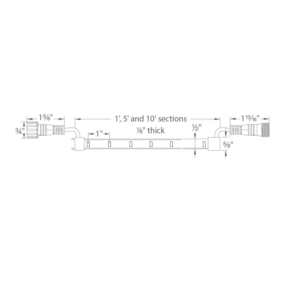 InvisiLED® Pro 24V Outdoor Tape Light System by WAC Lighting - view 2