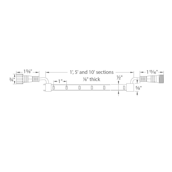 InvisiLED® Pro 24V Outdoor Tape Light System by WAC Lighting - view 2