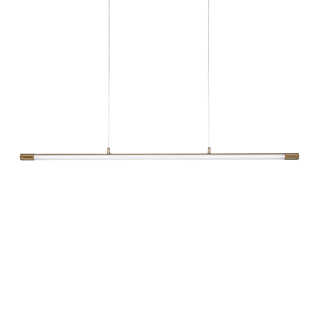 Allure LED Linear Pendant in Soft Gold by Russell