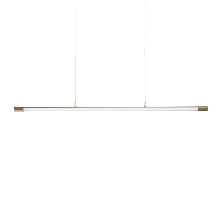 Allure LED Linear Pendant in Soft Gold by Russell